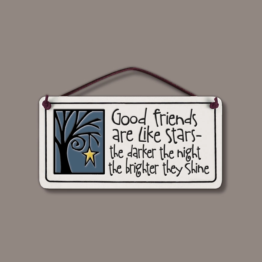 Good Friends Mini Wall Tile