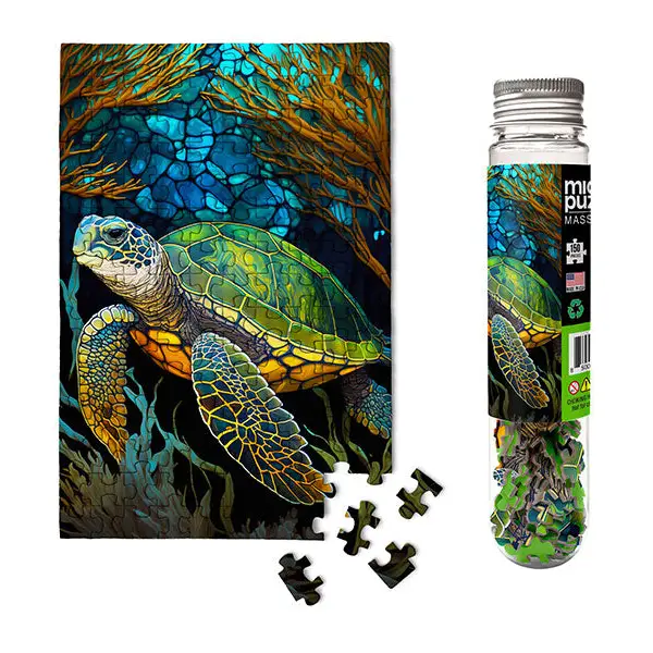 Sea Turtle Mini Jigsaw - Heart of the Home Inc