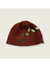 Rust Wool Hat With Leaves - Heart of the Home LV