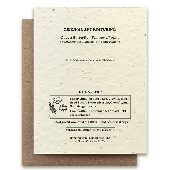 Change Butterfly Plantable Card - Heart of the Home Inc