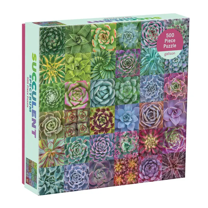 Succulent Spectrum 500pc Puzzle