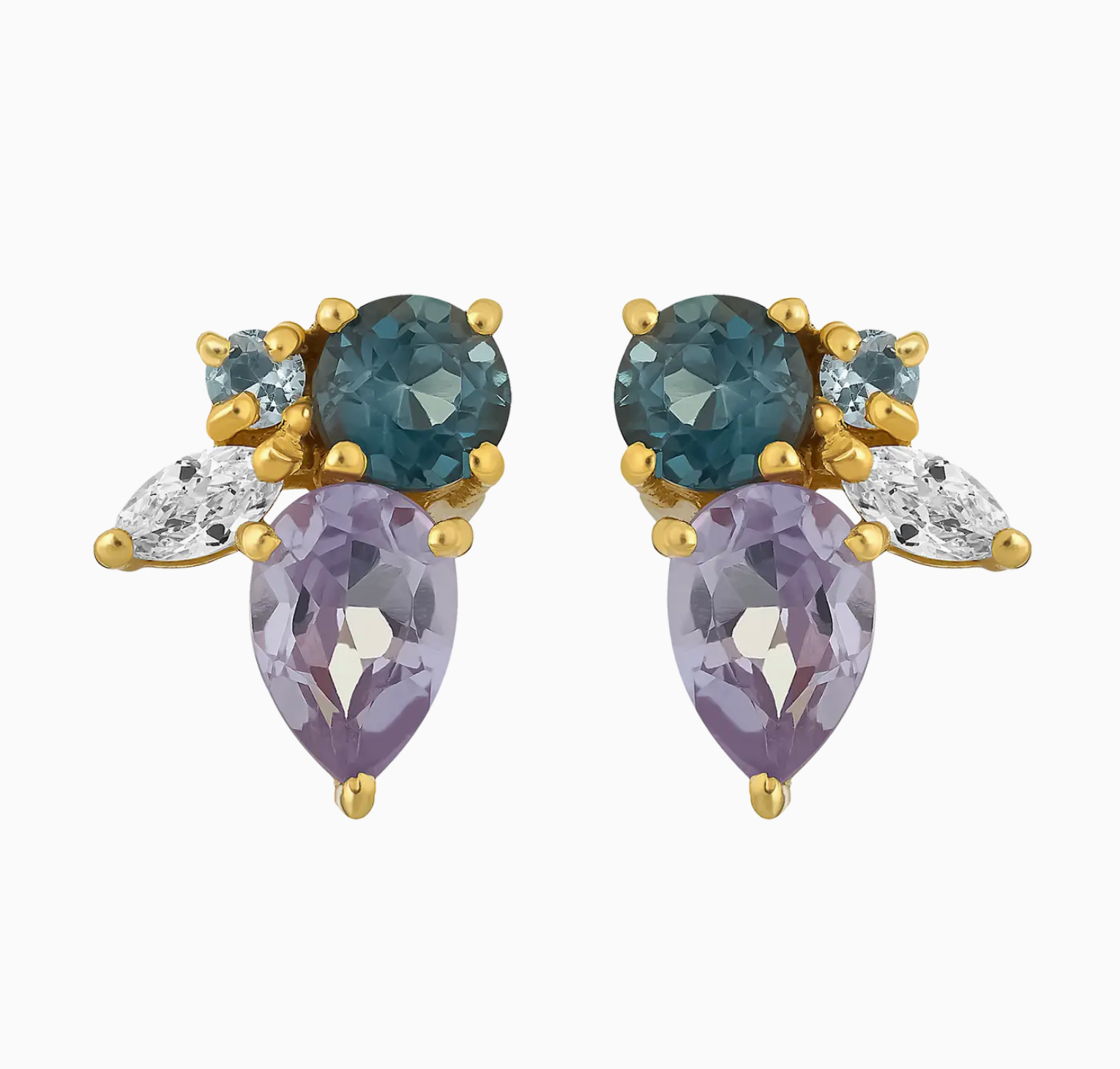 Tropical Caribbean Stud Earrings - Heart of the Home Inc