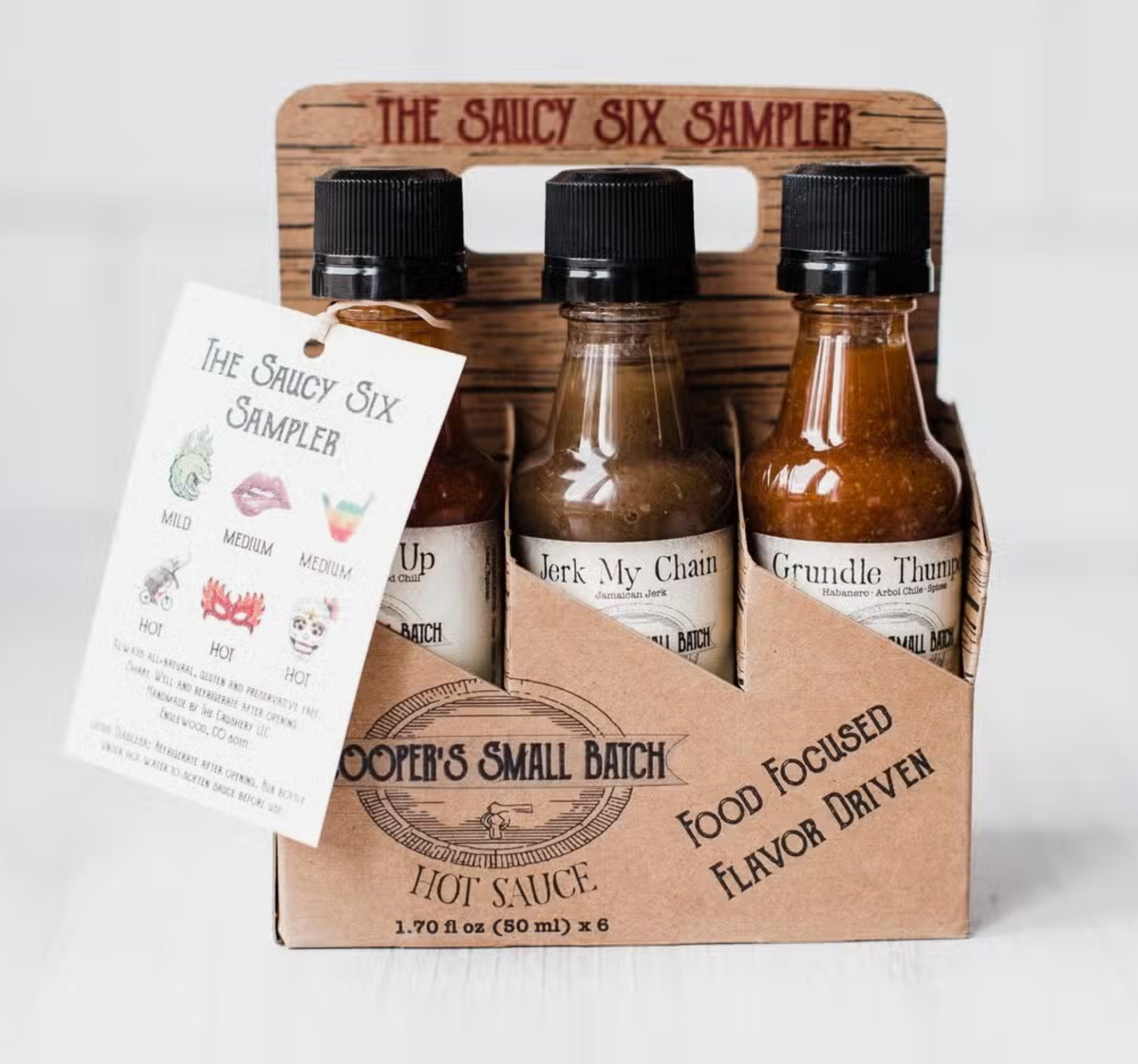 Saucy Six Hot Sauce Sampler - Heart of the Home Inc