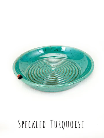 Speckled Turquoise Garlic Grater - Heart of the Home Inc