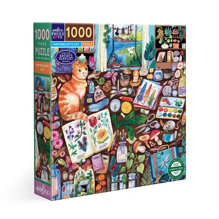 Naturalist's Cat 1000pc Puzzle