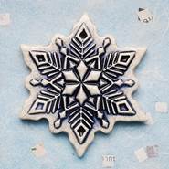 Snowflake XI Ceramic Ornament - Heart of the Home Inc
