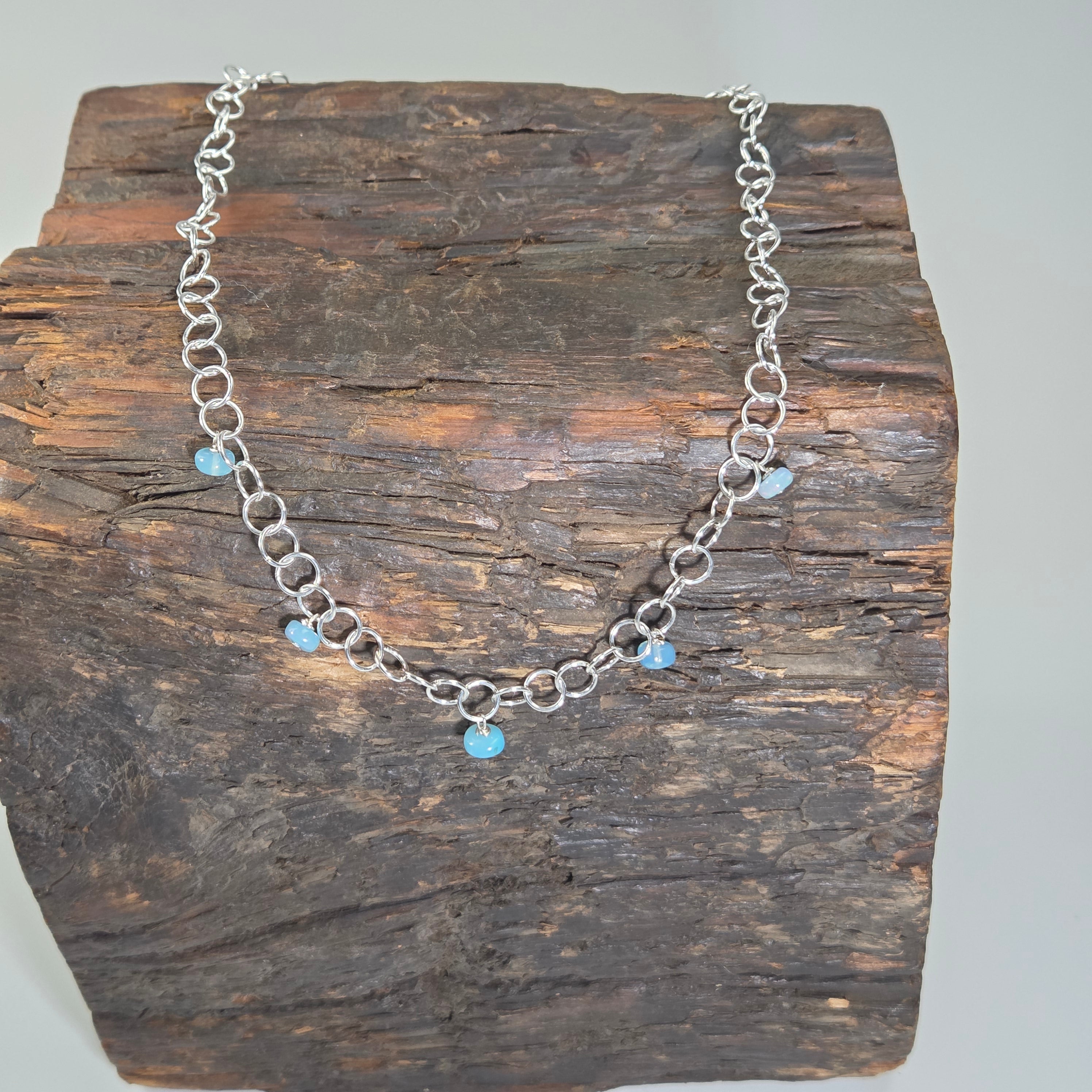 Opal Raindrop Necklace - Heart of the Home Inc