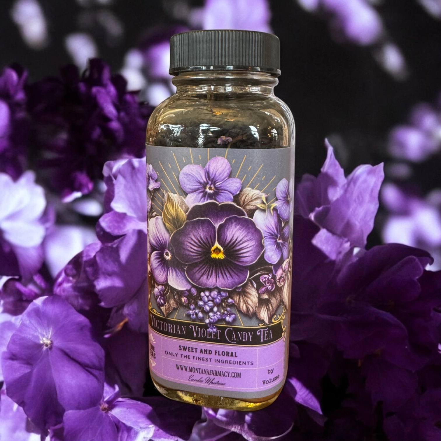 Vintage Victorian Violet Herbal Tea - Heart of the Home Inc