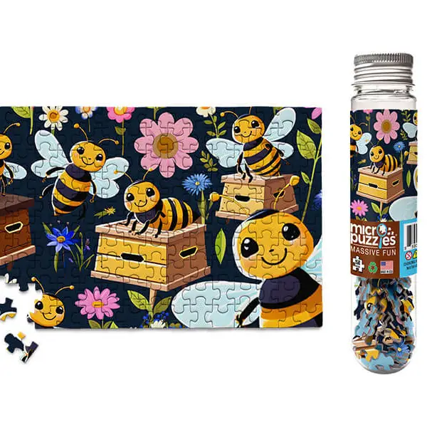 Honey Bees Country Friends Mini Jigsaw - Heart of the Home Inc