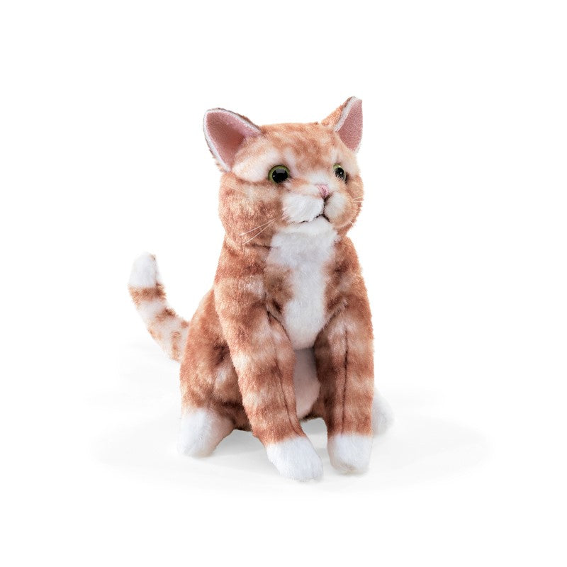Mini Orange Tabby Finger Puppet