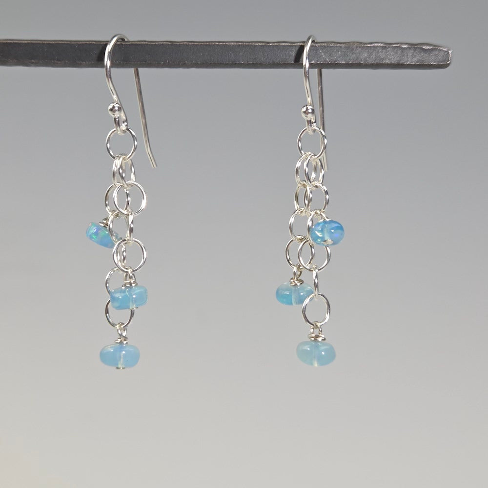 Opal Raindrop Earrings - Heart of the Home Inc