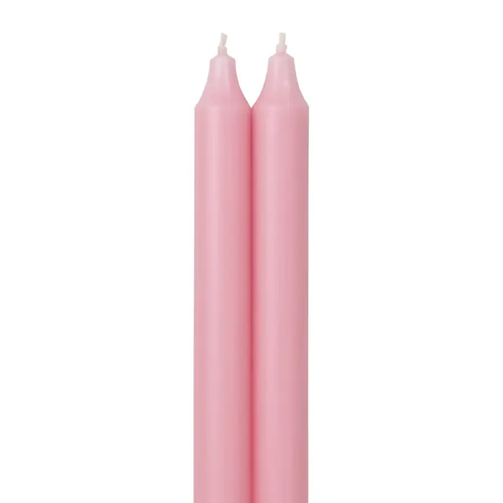 Soft Pink 12" Taper Candles - Heart of the Home LV