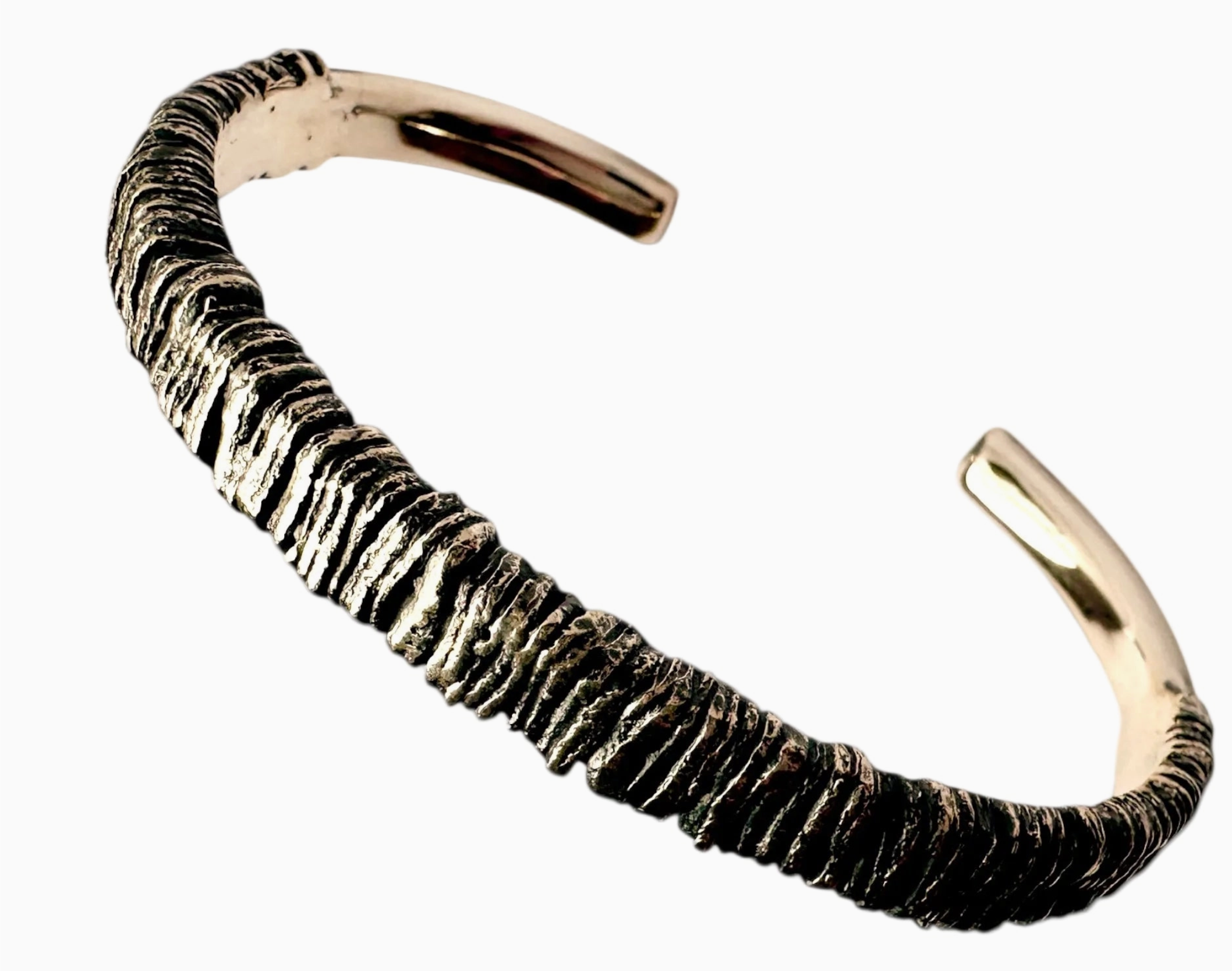 Pinion Cuff Bracelet in Warm Bronze