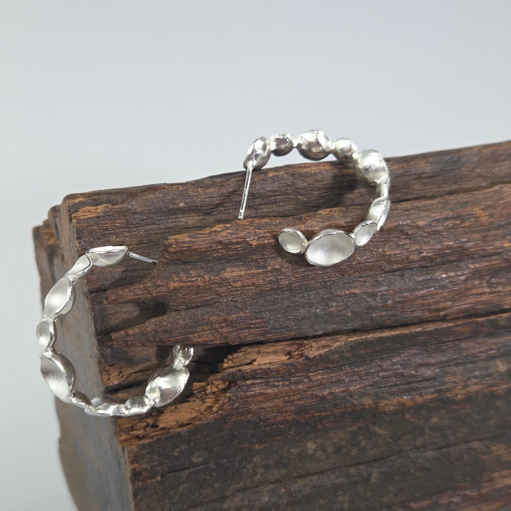 Pod Hoop Earrings - Heart of the Home Inc