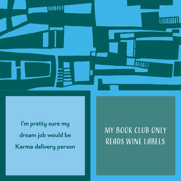 Karma Delivery Double Sided Cocktail Napkins