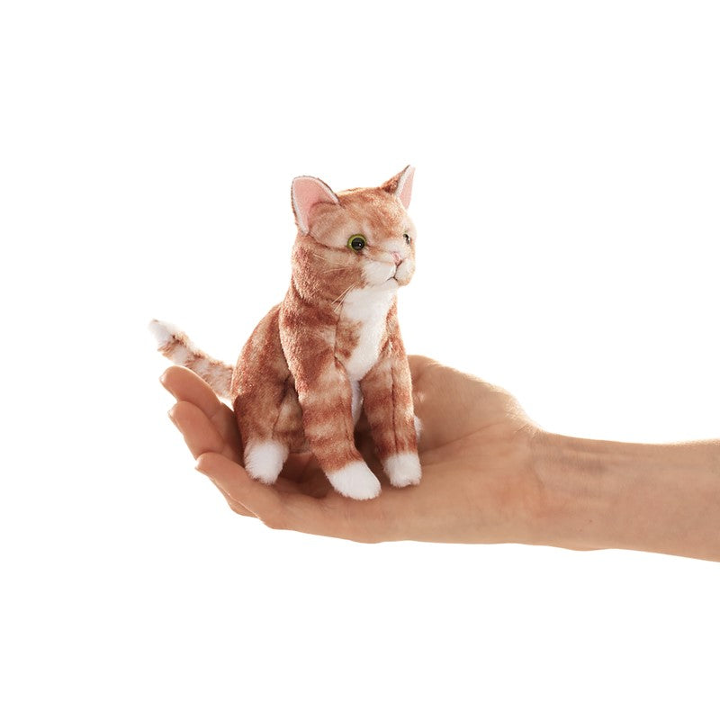 Mini Orange Tabby Finger Puppet