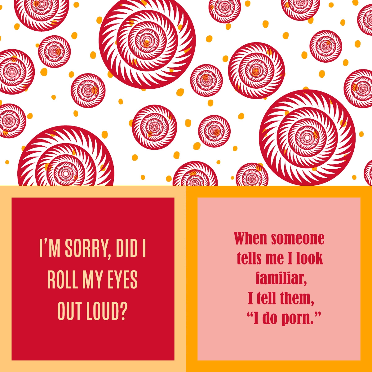 Roll Your Eyes Cocktail Napkin - Heart of the Home Inc