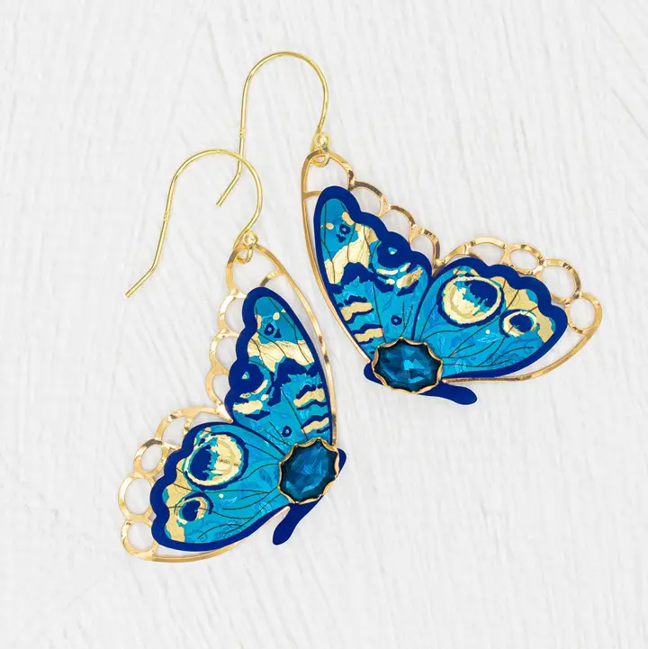 Mariposa Butterfly Wing Earrings - Heart of the Home Inc