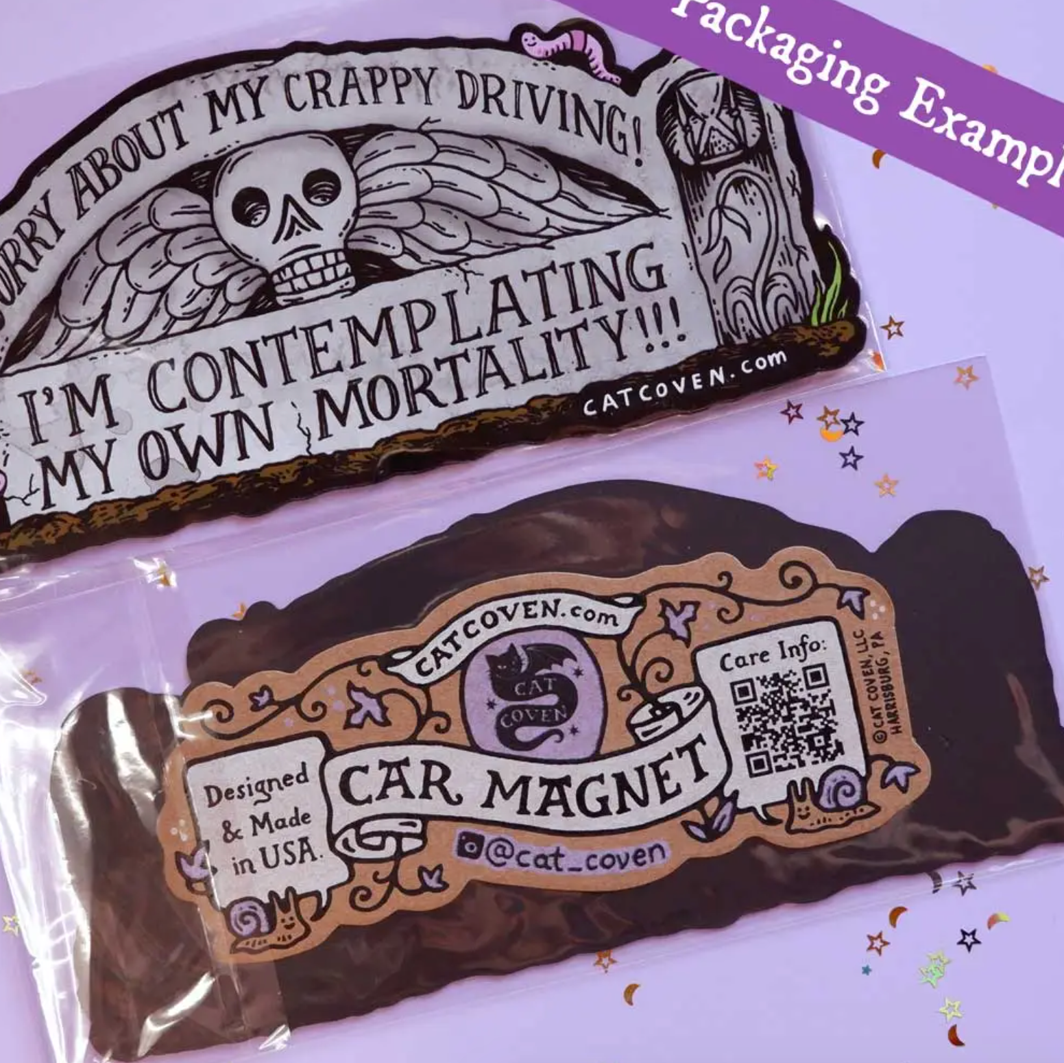 Mortality Car Magnet - Heart of the Home Inc
