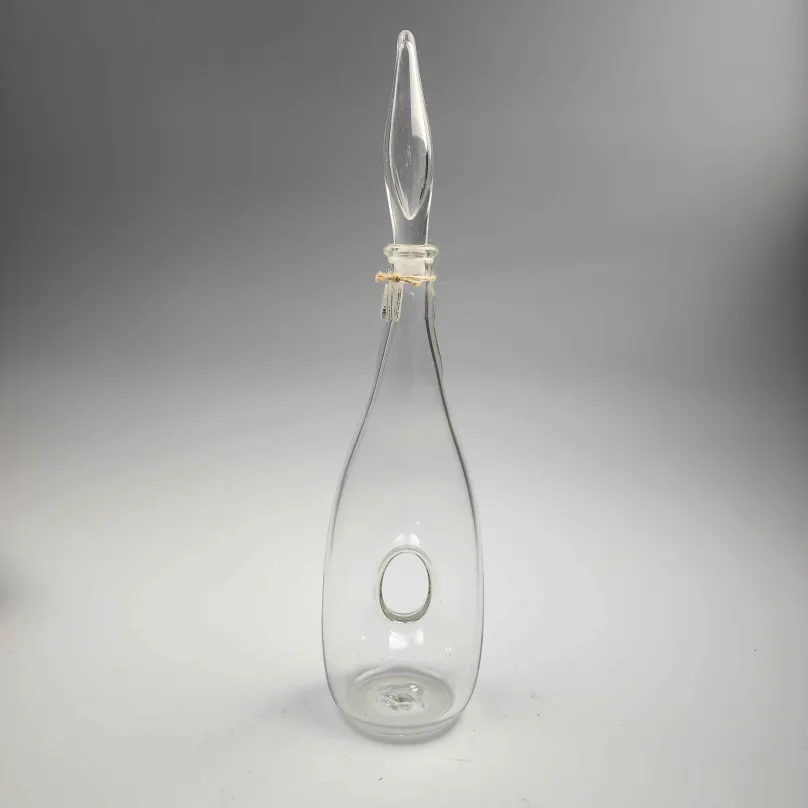 Large Glass Bottle with Stopper