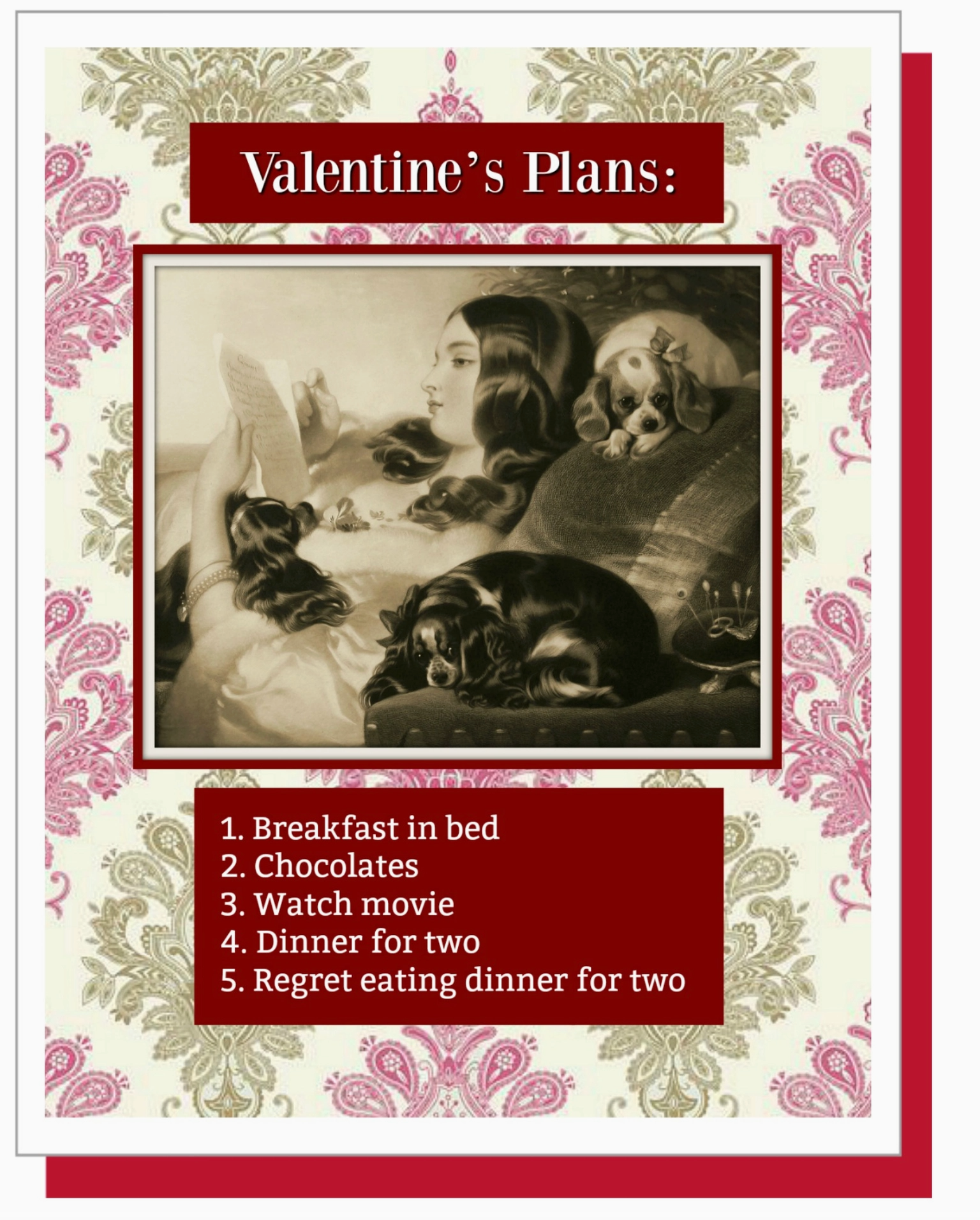 Valentine's Plans Card