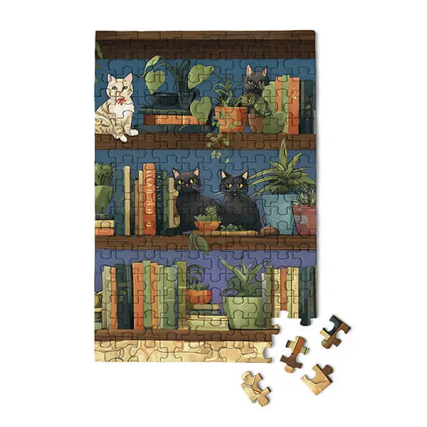 Cat Tales Mini Jigsaw Puzzle - Heart of the Home Inc