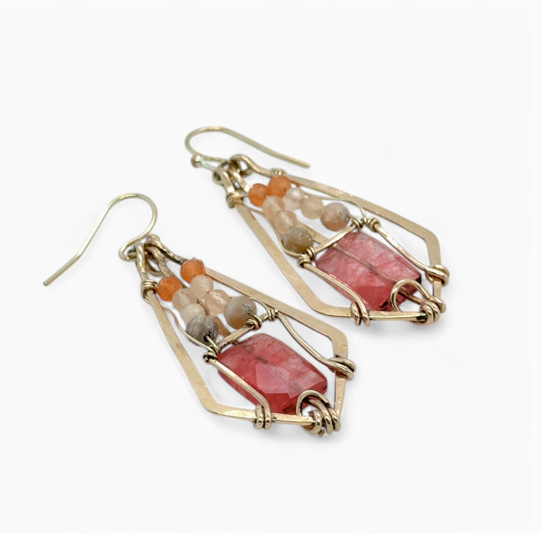 Apricot Jam Earrings - Heart of the Home Inc