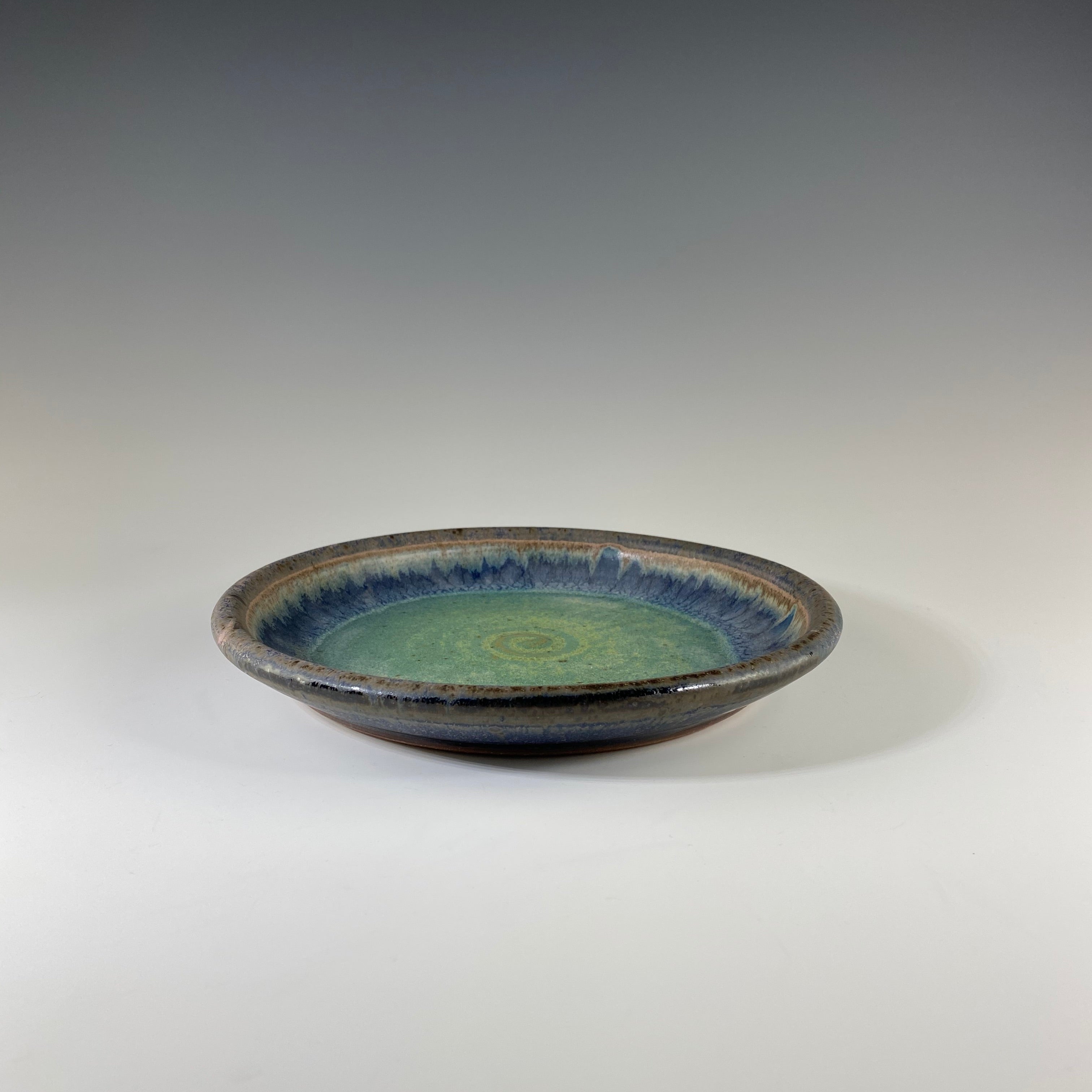 Sandwich Plate in Turquoise & Lavender - Heart of the Home PA