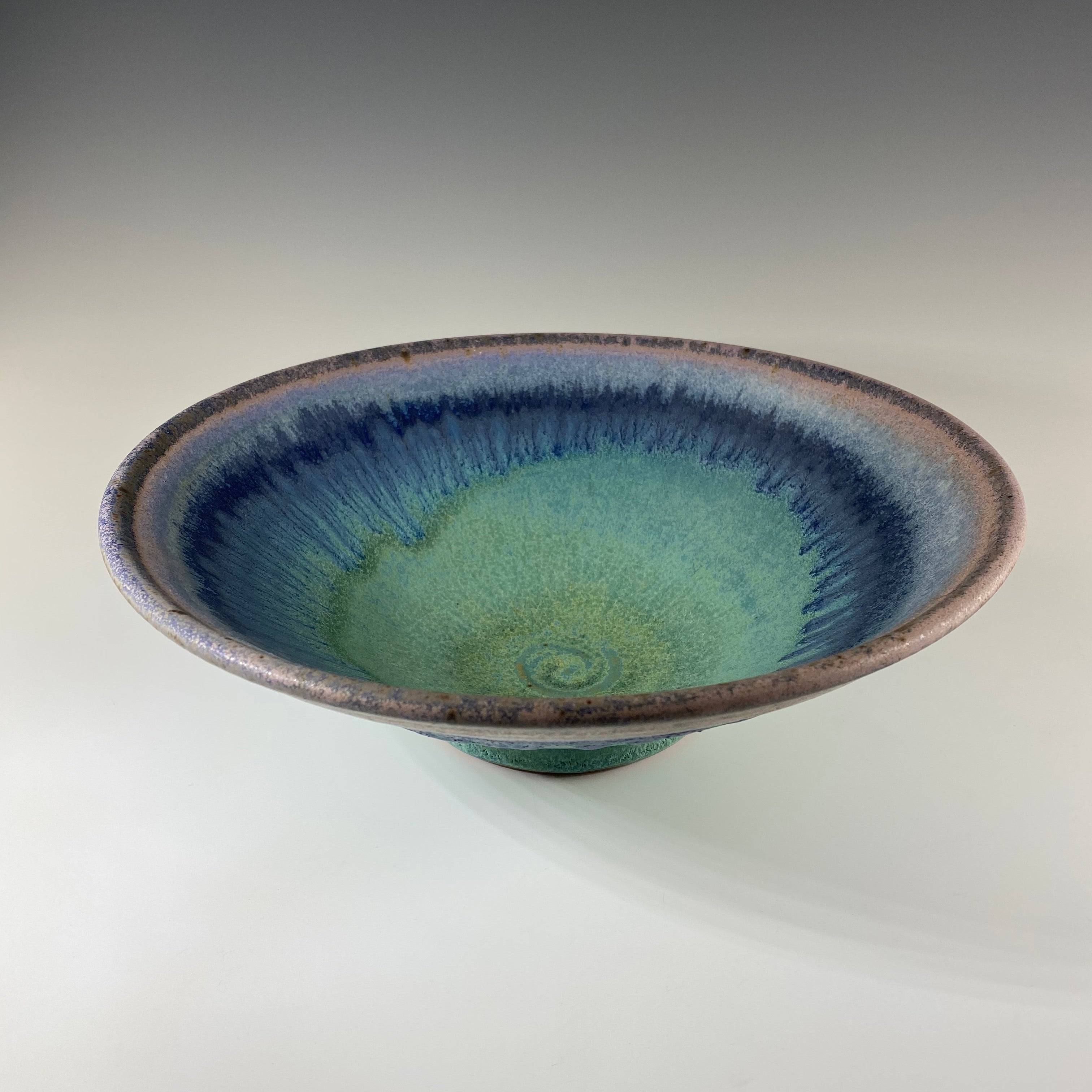 Yogurt Bowl in Turquoise & Lavender - Heart of the Home PA