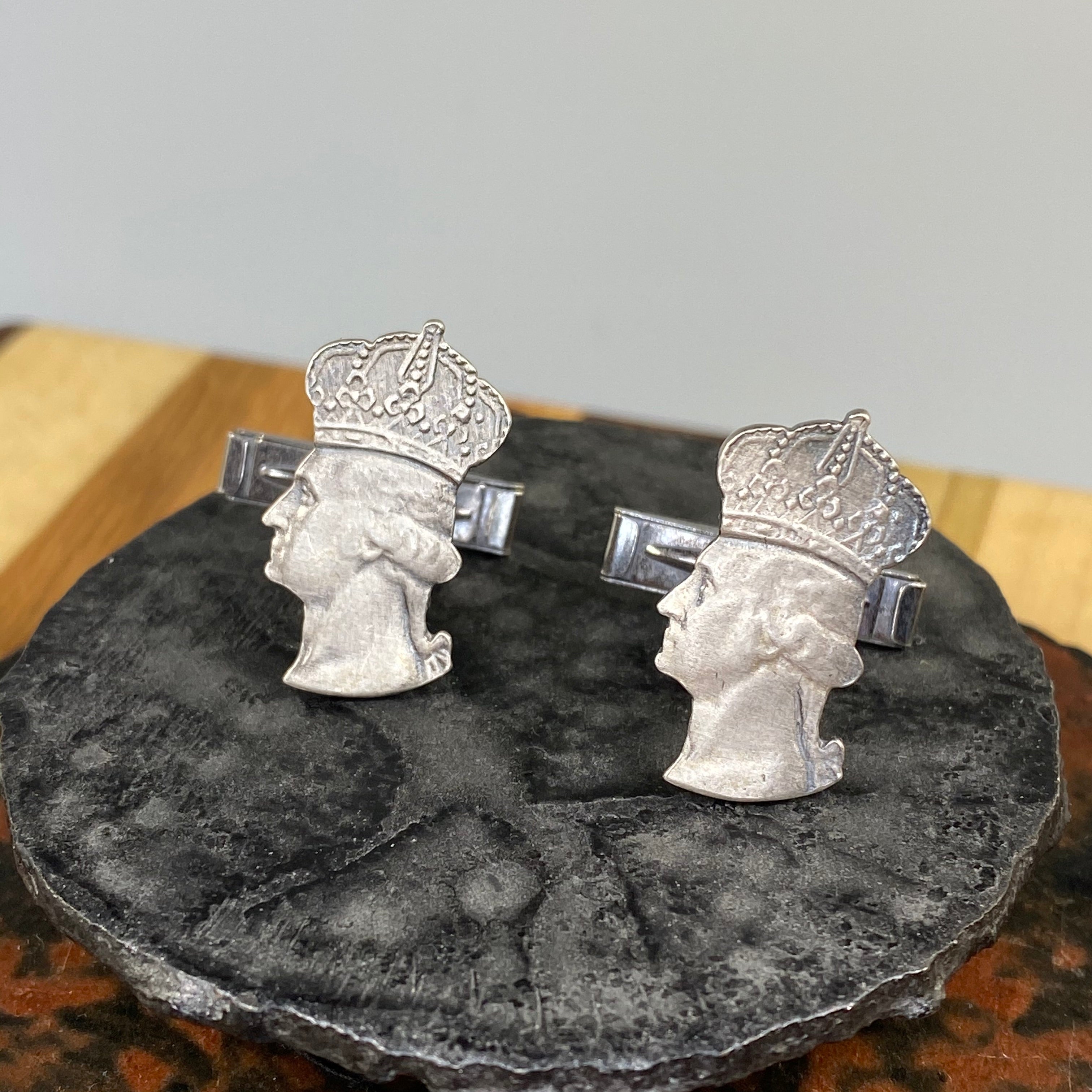 King George Coin Cufflinks - Heart of the Home PA
