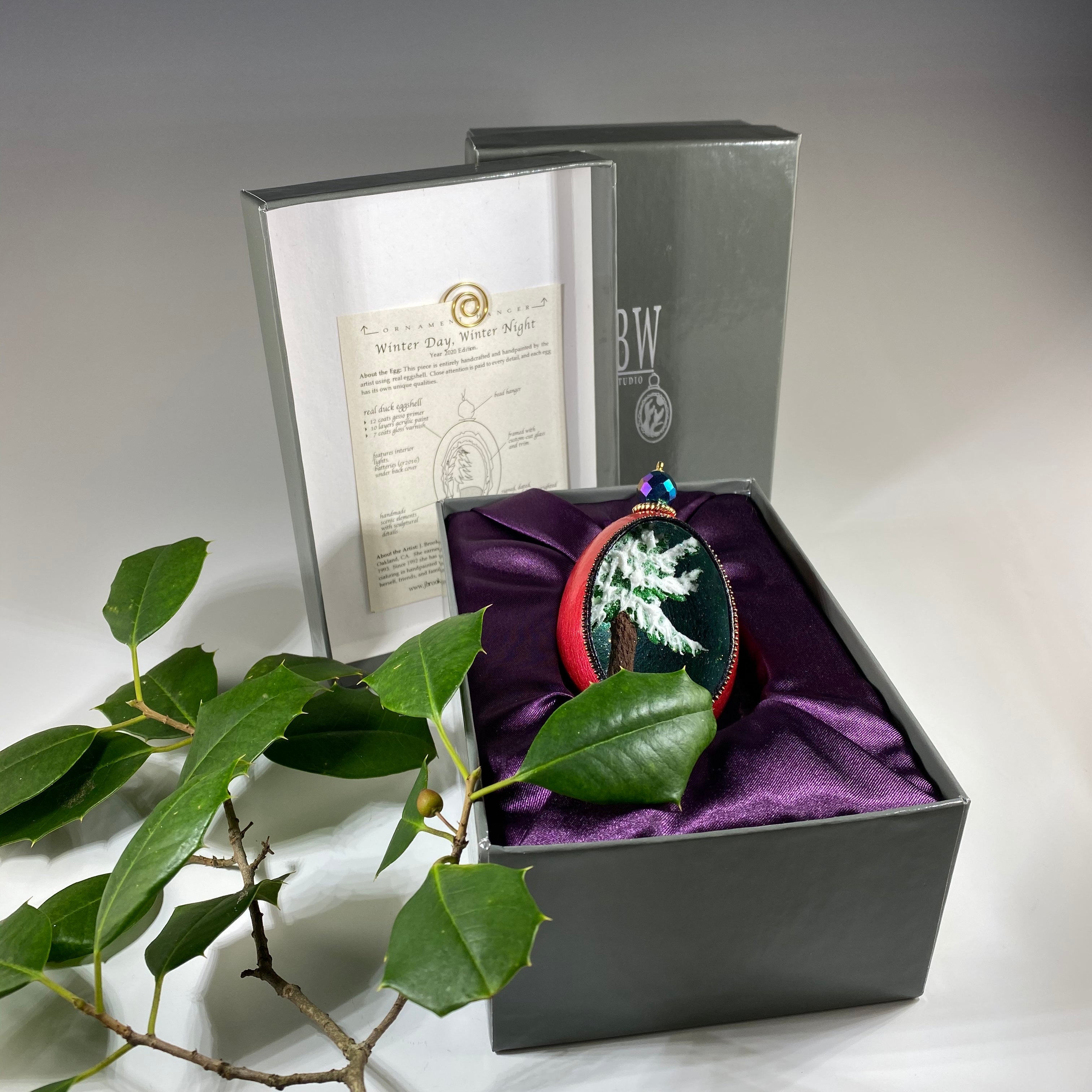 Winter Day, Winter Night Ornament - Heart of the Home PA