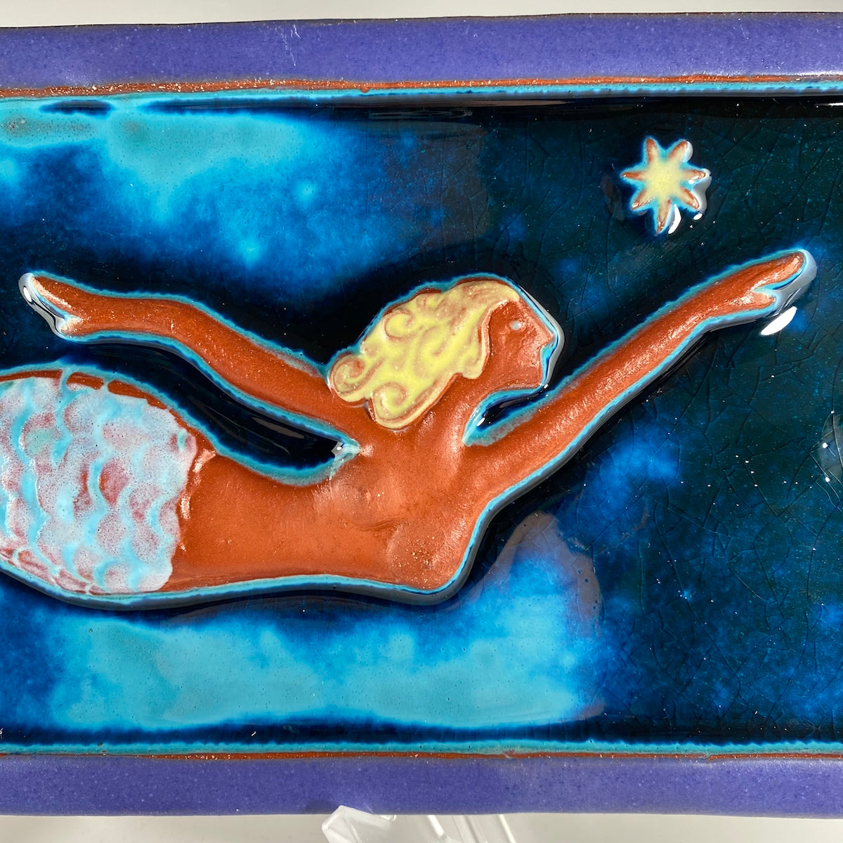 Large Mermaid Wall Tile - Heart of the Home PA