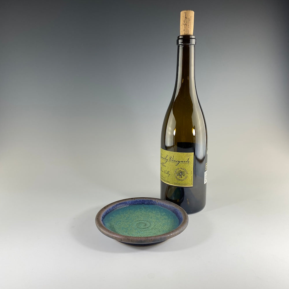 Bread & Butter Plate in Turquoise & Lavender - Heart of the Home PA