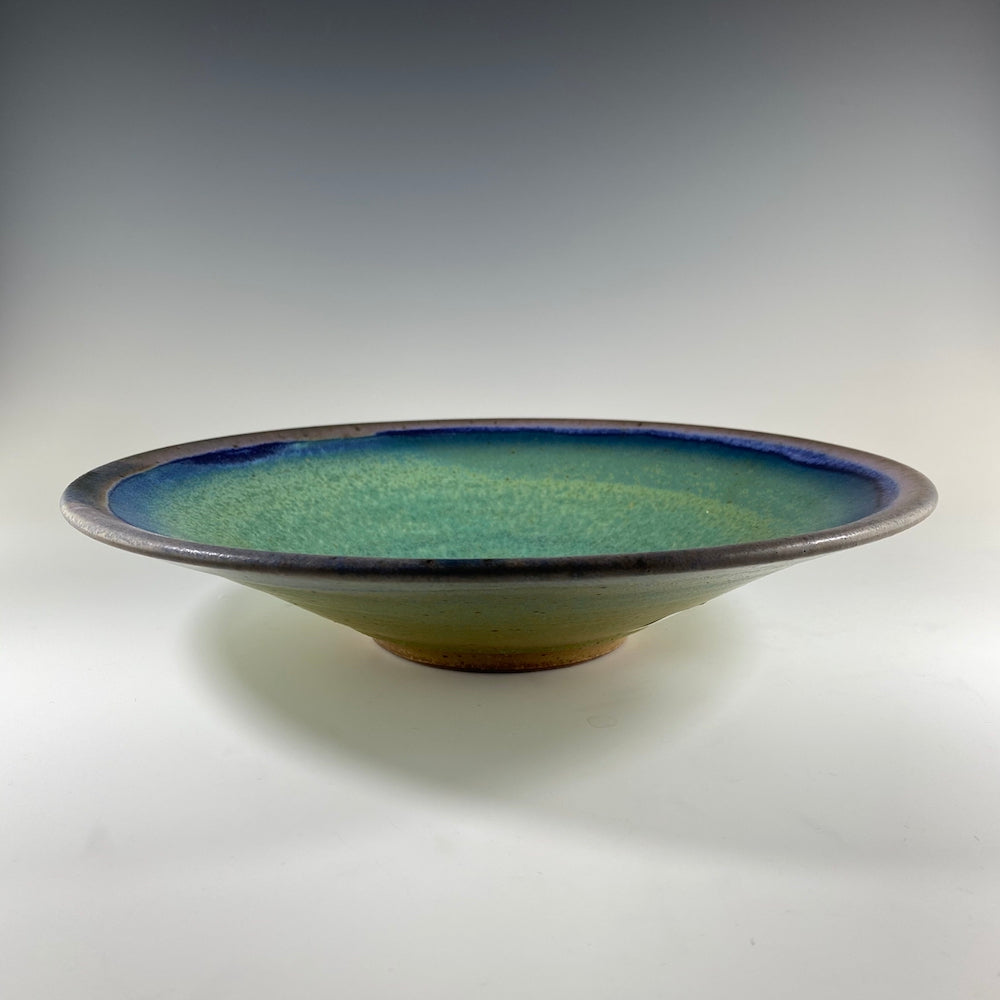 Shallow Bowl in Turquoise & Lavender - Heart of the Home PA
