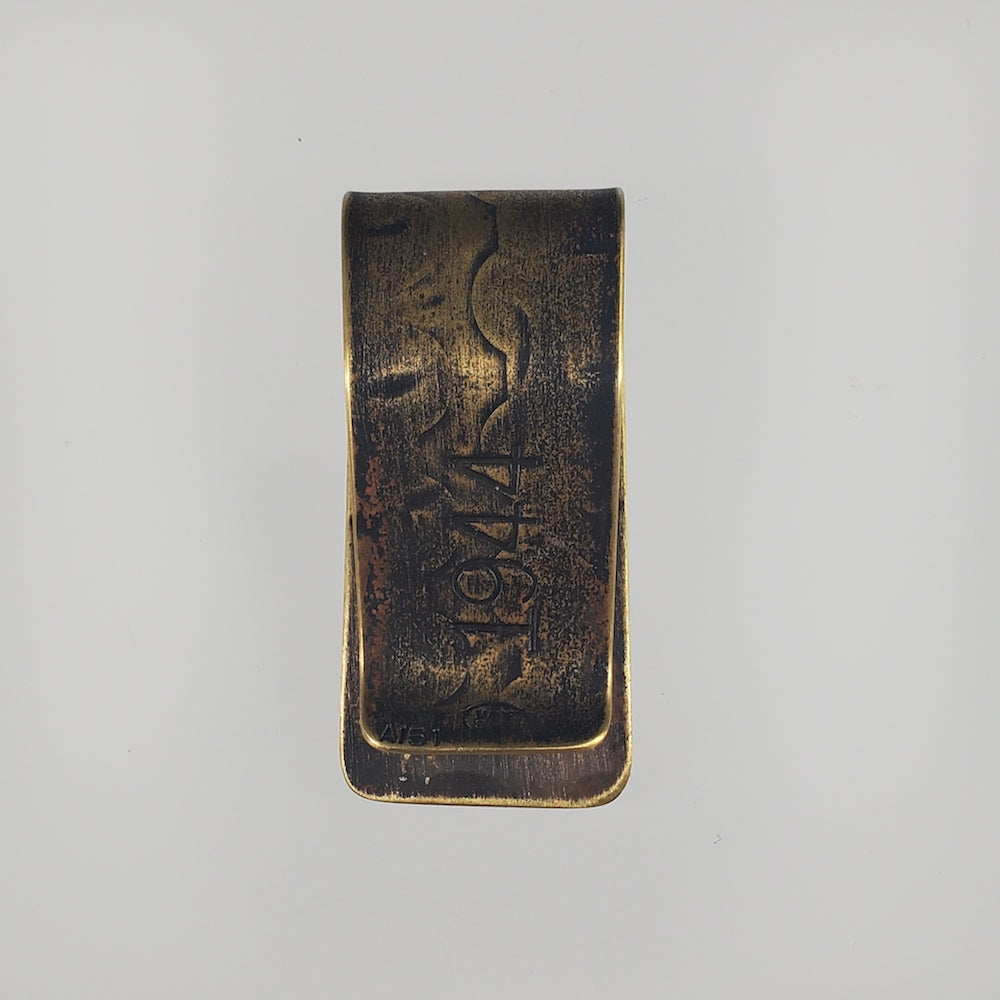 WWII Shell Casing & Coin Money Clip - 1 Centavo - Heart of the Home PA