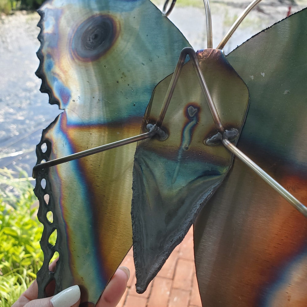 Small Luna Moth Wall Sculpture - Upper Eye Spot - Heart of the Home PA