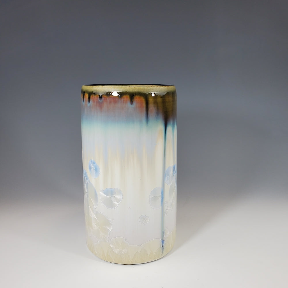 Tumbler in Ivory Dark Olive Glaze - Heart of the Home PA