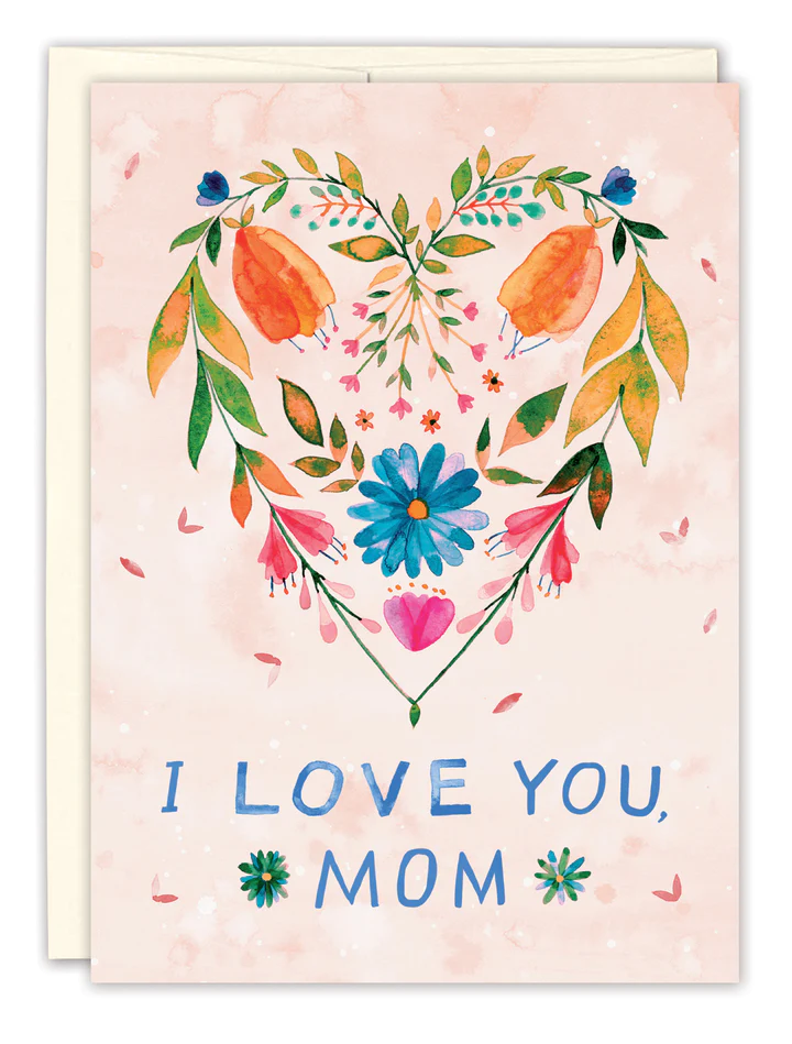 Floral Heart Mother's Day Card - Heart of the Home PA