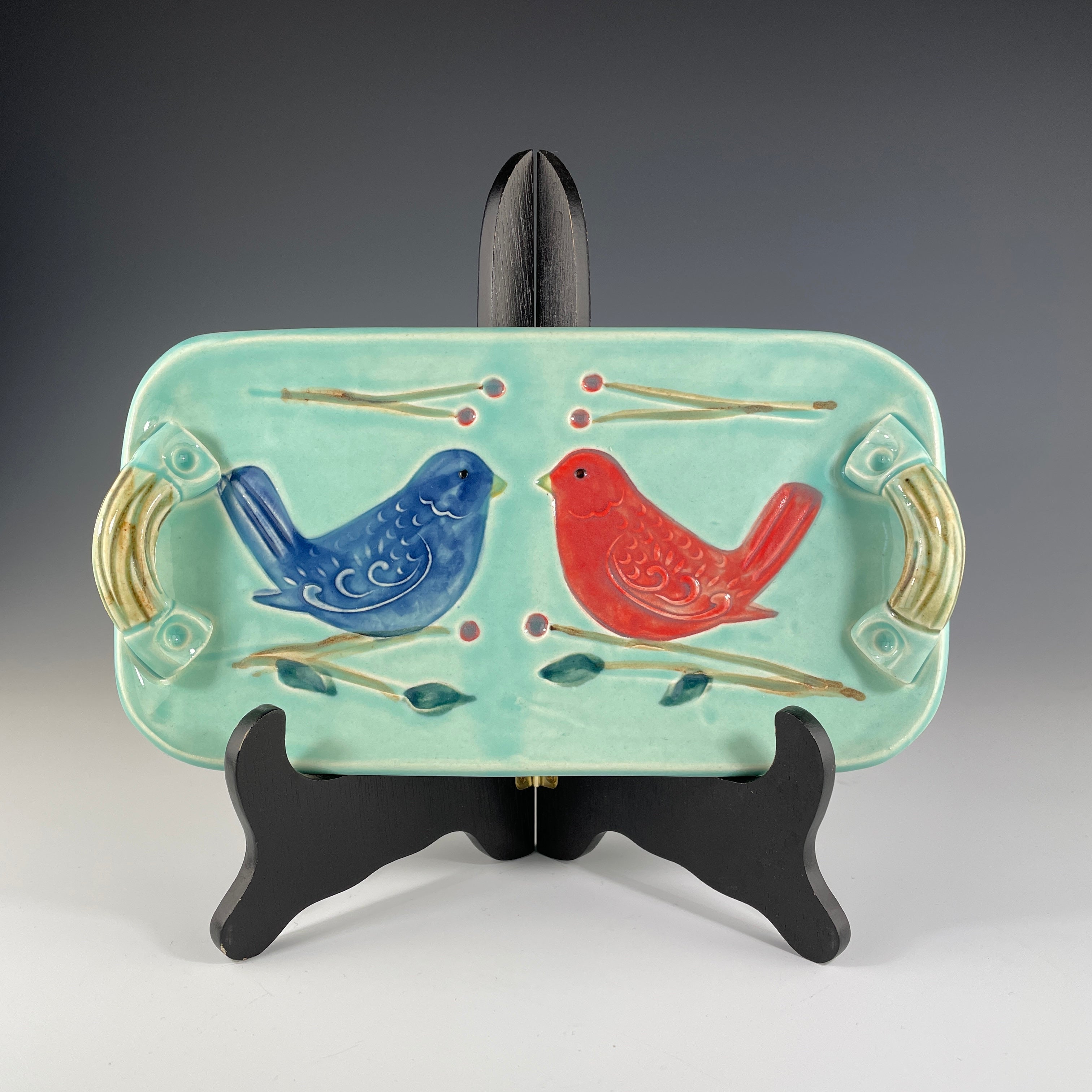 Folk Bird Tray - Heart of the Home PA