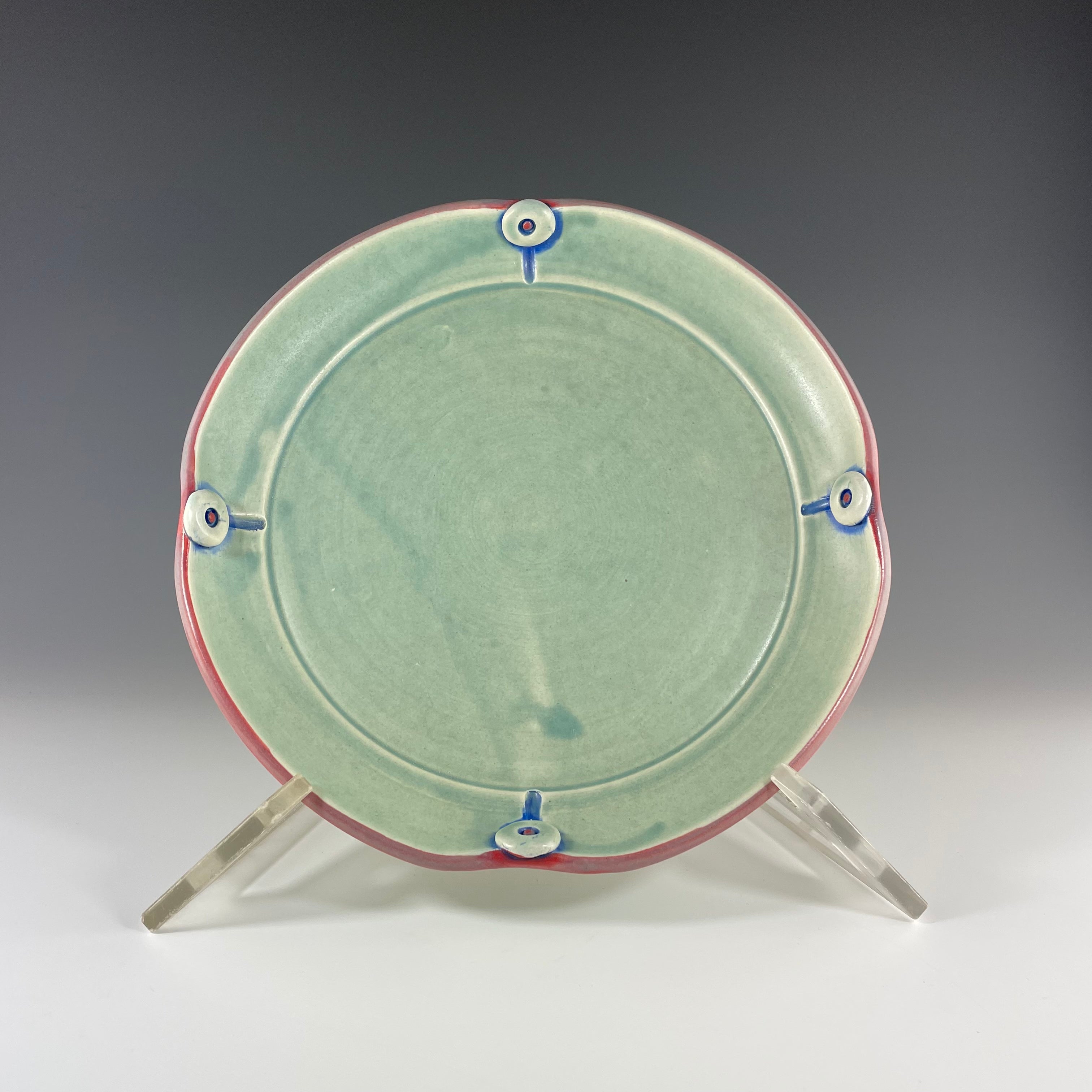 Salad Plate in Green - Heart of the Home PA