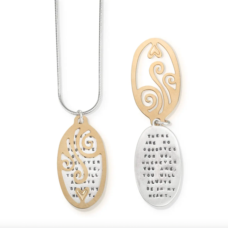 No Goodbyes Pendant Necklace - Heart of the Home PA