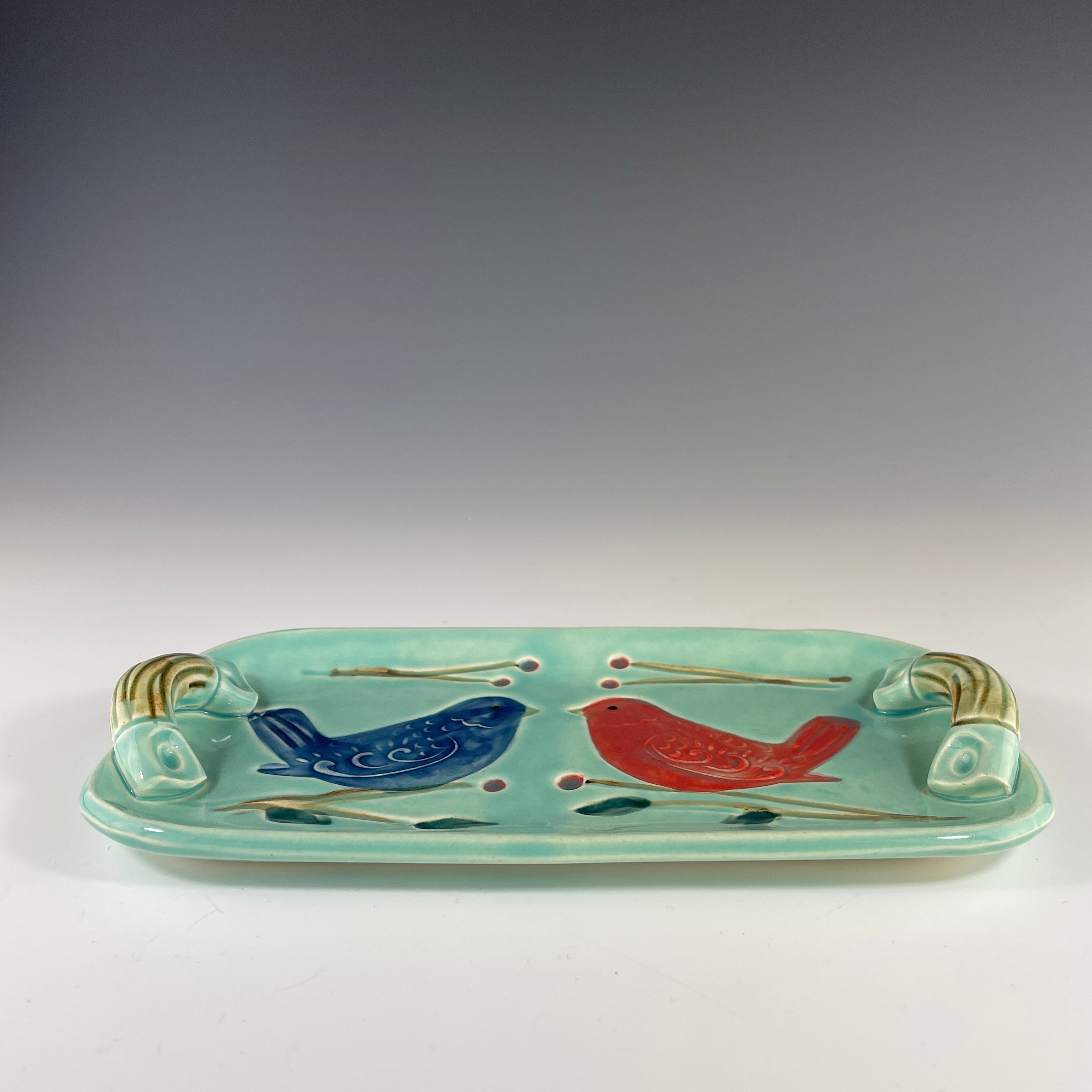 Folk Bird Tray - Heart of the Home PA