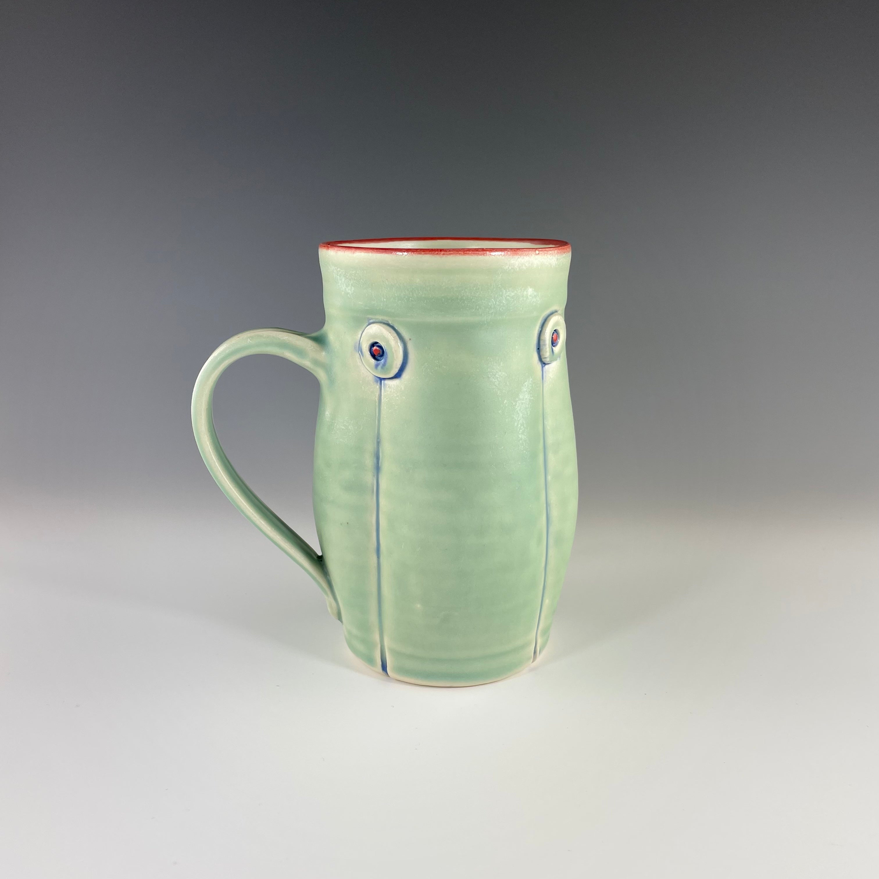 Button Mug in Green - Heart of the Home PA