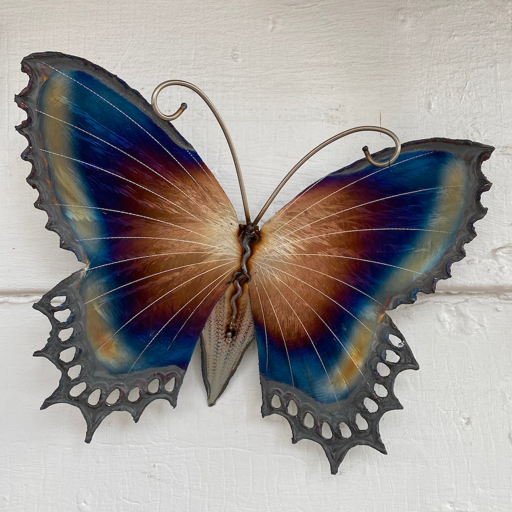 Small Lace Edge Butterfly Wall Sculpture - Light Edges - Heart of the Home PA