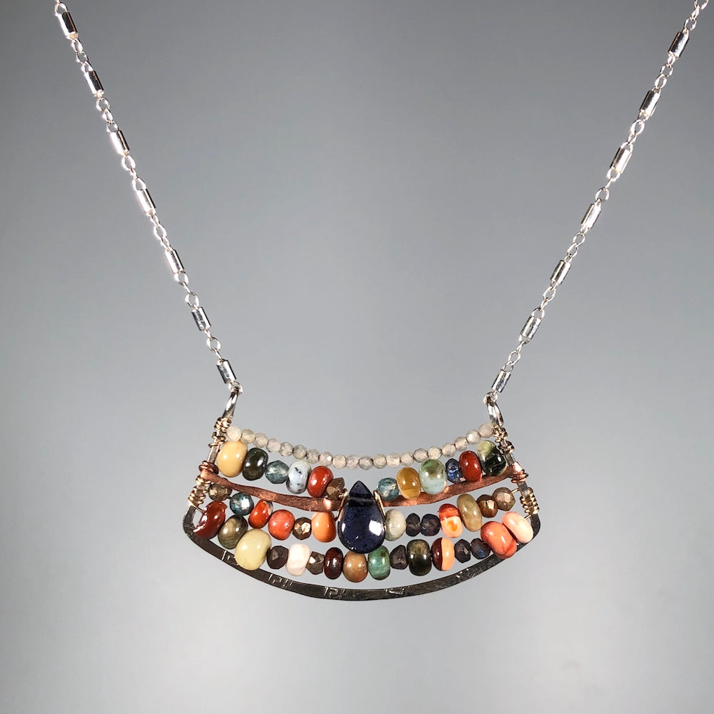 Opal Mosaic Necklace - Heart of the Home PA