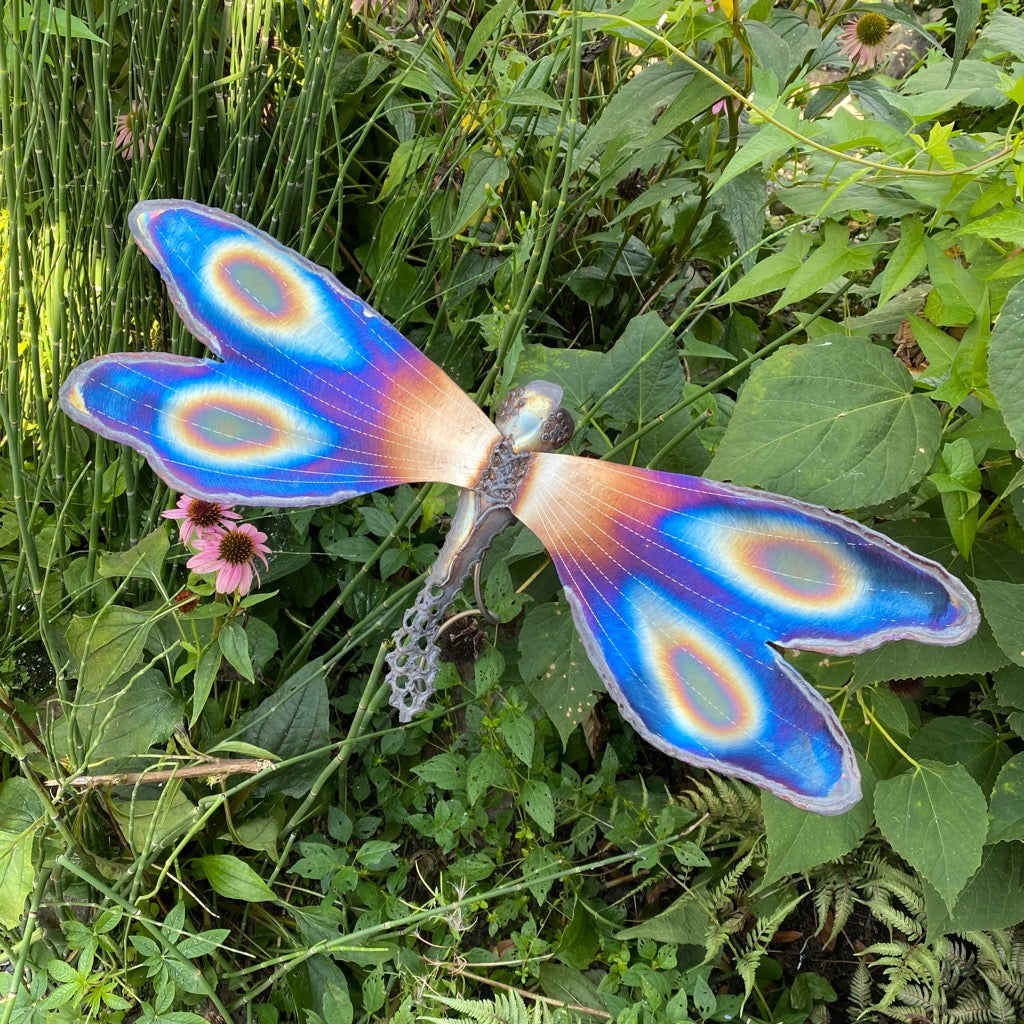 Dragonfly Sculpture on Garden Stake - Heart of the Home PA