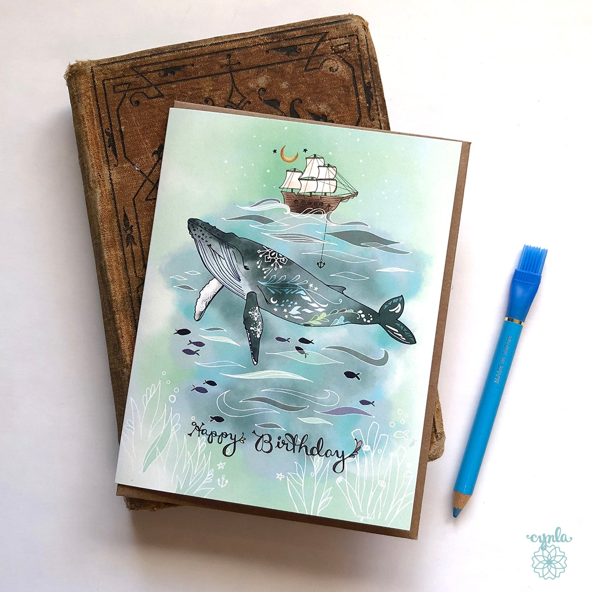 Humpback Whale Birthday Card - Heart of the Home PA