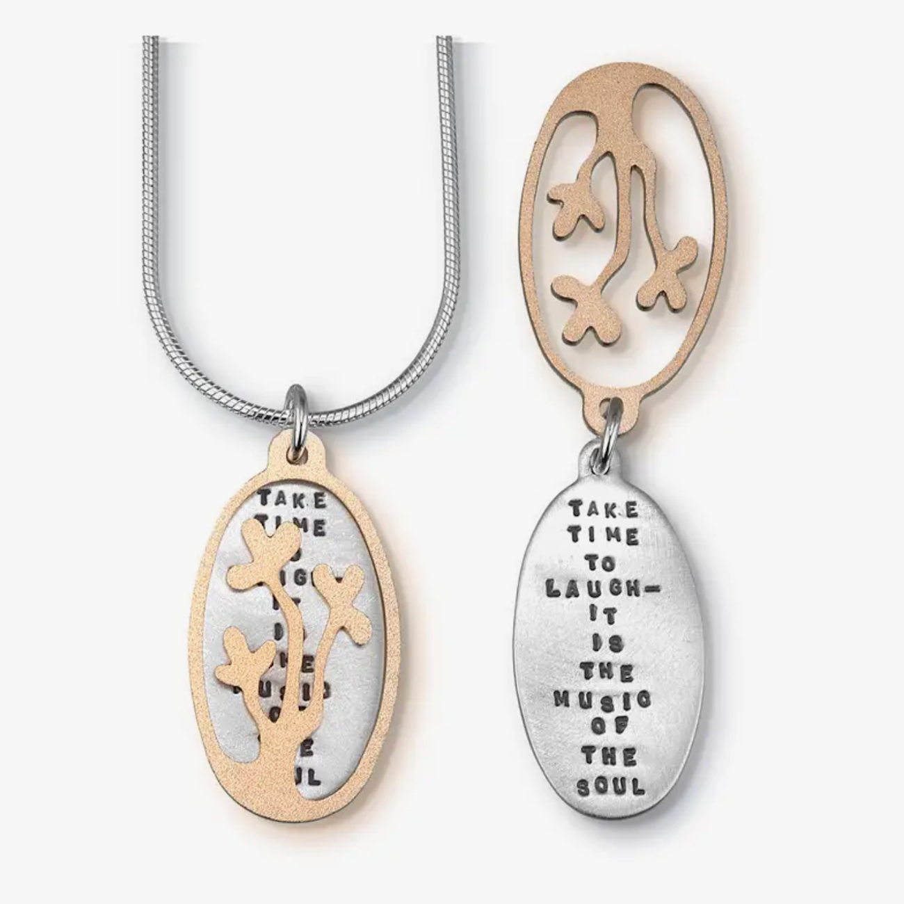 Laughter is the Music of the Soul Pendant - Heart of the Home PA