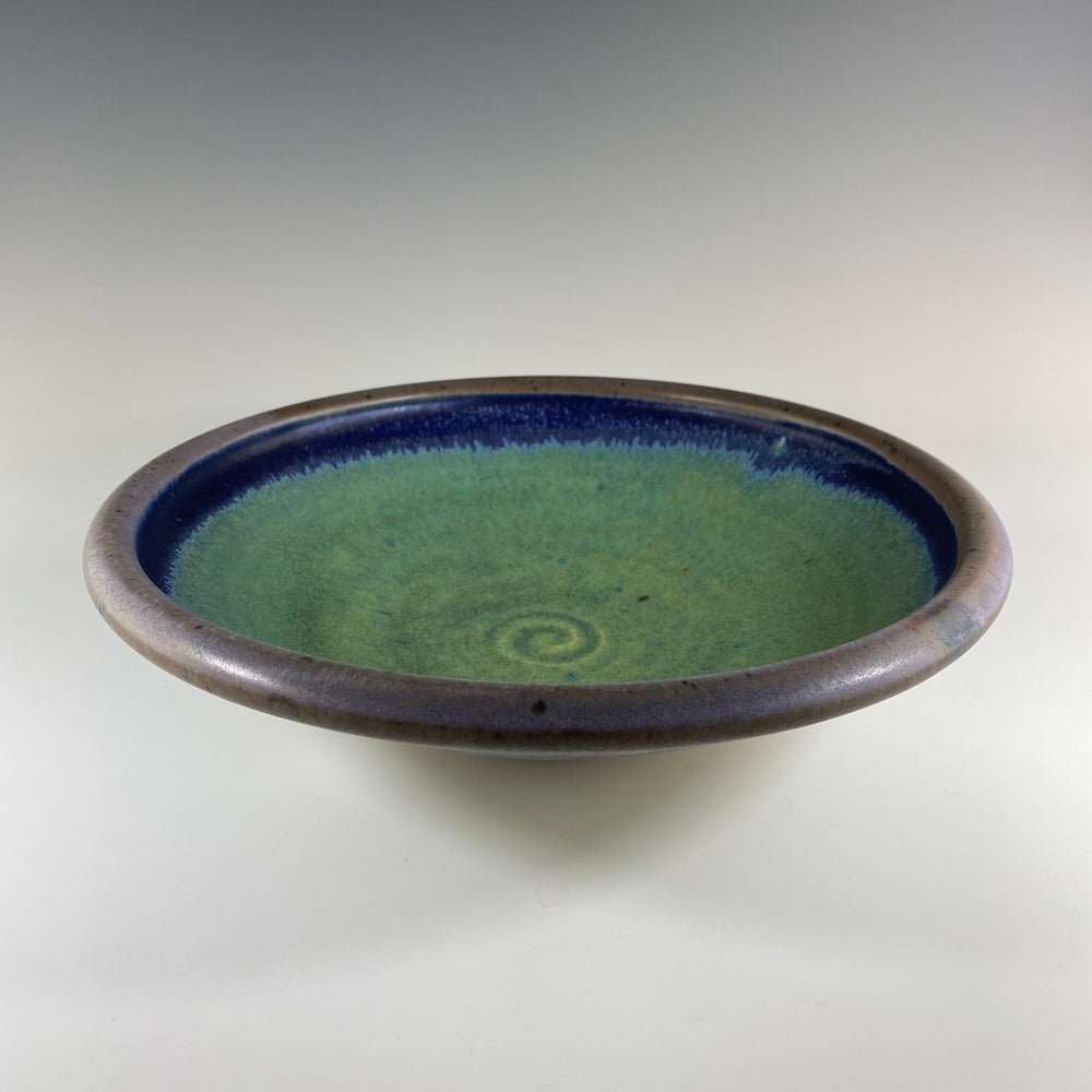 Small Serving Bowl in Turquoise & Lavender - Heart of the Home PA
