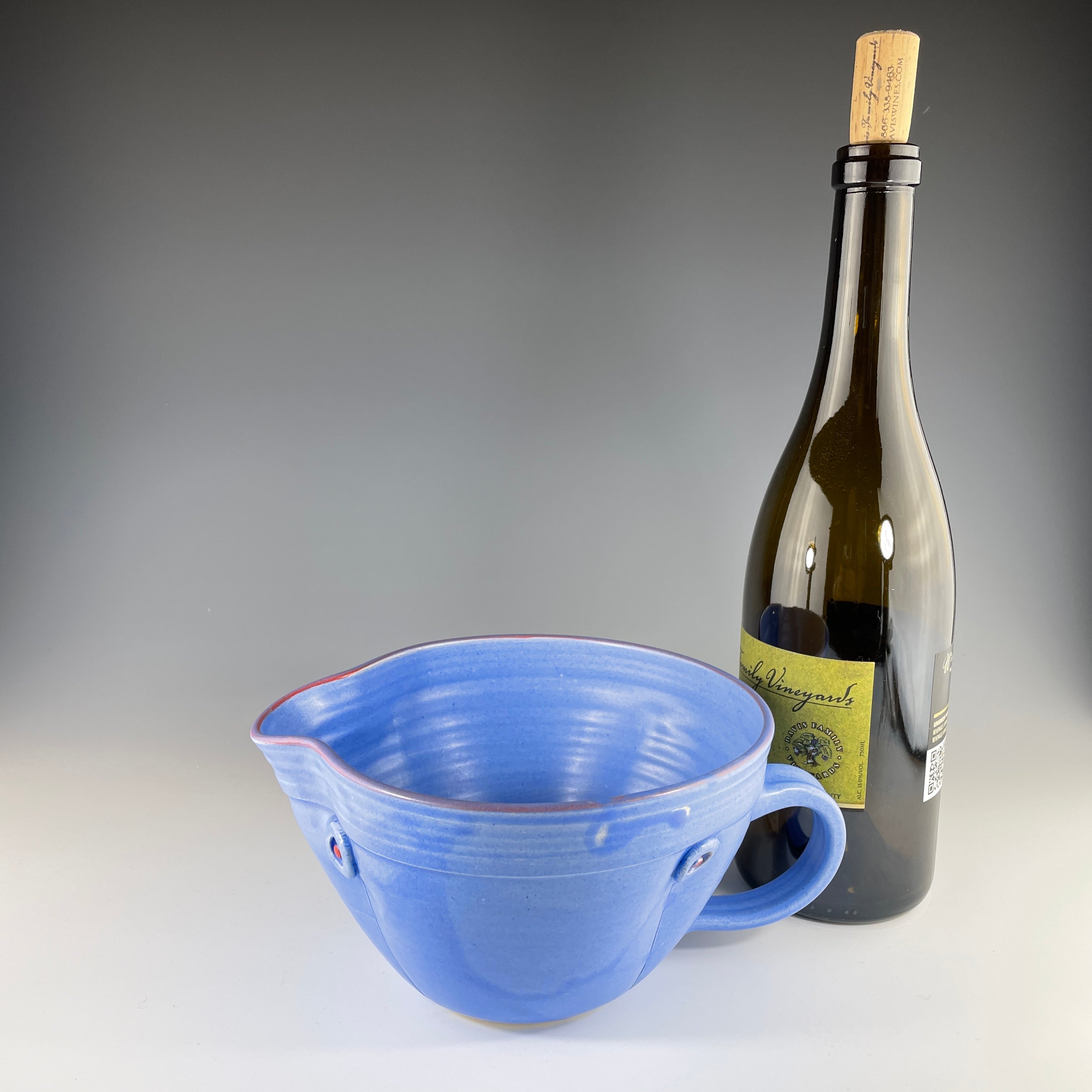 Button Mixing Bowl in Blue - Heart of the Home PA